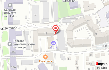 Прачка на карте