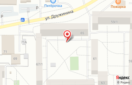 Здравие, ООО на улице Дружинина на карте