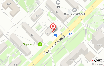Центр выкупа автомобилей на Свободном проспекте на карте