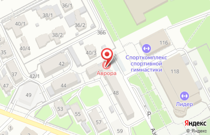 Клиника Аврора в Краснодаре на карте