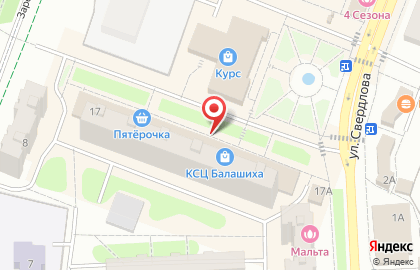 Городская юношеская библиотека на карте