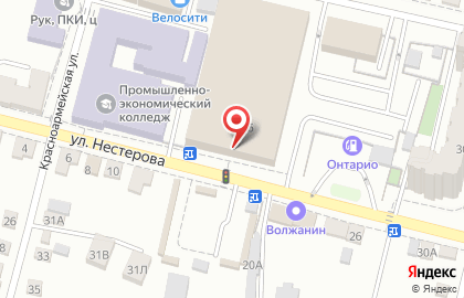 Магазин офисной мебели Фабрикант-Саратов на улице Нестерова на карте