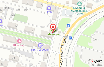 Аптека Миницен в Находке на карте