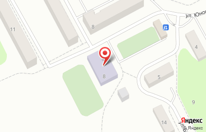 Спортивная школа олимпийского резерва Эжва на улице Юности на карте