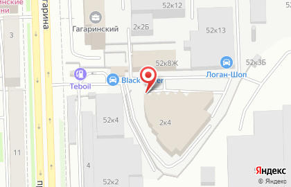 Северная звезда на Кузнецовской улице на карте