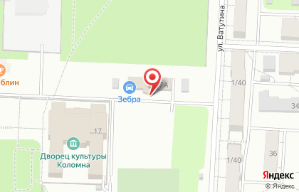 Автомойка Зебра на карте
