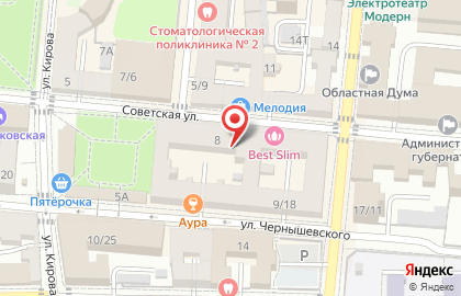 Астраханская областная общественная организация Союз архитекторов России на карте