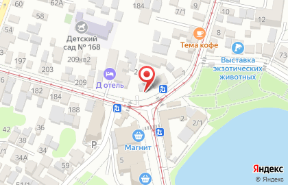 Магазин Океан Камчатка Сахалин в сквере Горького на карте