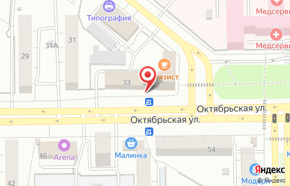Телекоммуникационная компания Башинформсвязь на Октябрьской улице на карте