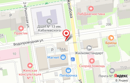 Магазин фруктов и овощей в Дзержинском районе на карте