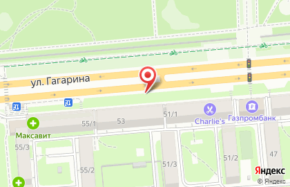 Эрос на улице Гагарина на карте