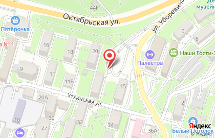 Компания автопроката Самокат на Октябрьской улице на карте