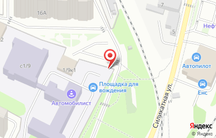 Автостоянка Гаражавтострой на Силикатной улице на карте