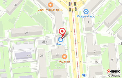 Производственно-торговая компания Викор на площади Сибиряков-Гвардейцев на карте