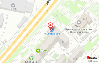 Миллион Роз на Московском проспекте на карте