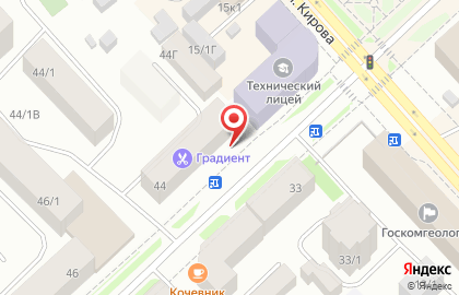 Восточный экспресс банк на улице Орджоникидзе на карте