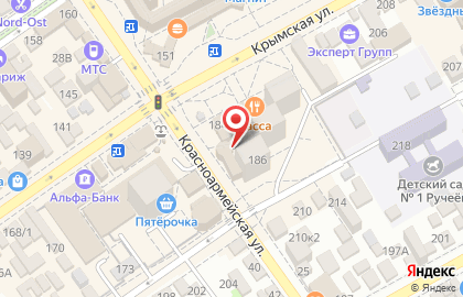 Агентство недвижимости ДОМ Солнца на Крымской улице на карте