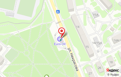ЕвроОйл на улице Некрасова на карте