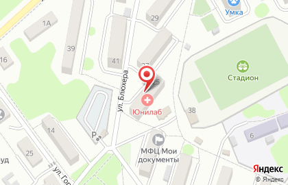 Юнилаб на карте