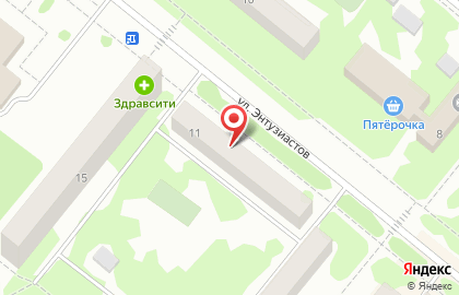 Магазин Ассорти-М на улице Энтузиастов на карте