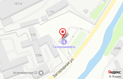 Газпромнефть на Загородной улице на карте