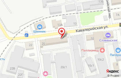 Автосервис-салон Волга-Газель на Кавалерийской улице на карте