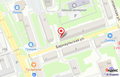 Парикмахерская Эстель в Барнауле на карте