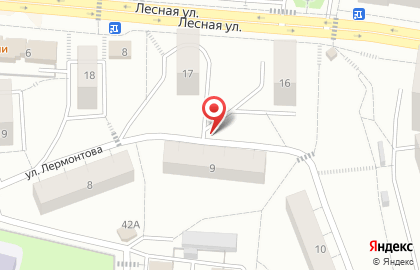 Ремонт любых окон на улице Лермонтова на карте