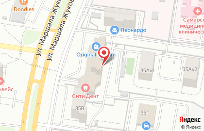 Медицинский центр Астера на улице Маршала Жукова на карте