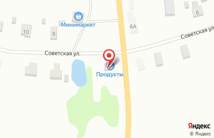 Продуктовый магазин в Твери на карте