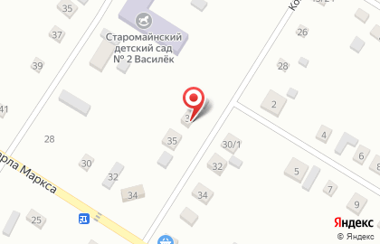 Детский сад Василек №2 на Комсомольской на карте