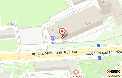 Кафе Noname на проспекте Маршала Жукова на карте