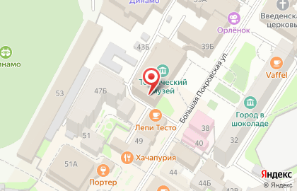 Subway, Сеть Ресторанов на Большой Покровской улице на карте