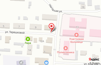 Стоматологический кабинет на улице Терешковой на карте