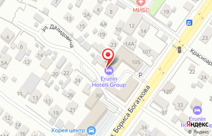 Erunin Hotels Group в Октябрьском районе на карте