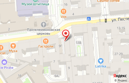 Участковый пункт полиции 17 отдел полиции, Управление МВД Калининского района на улице Пестеля на карте