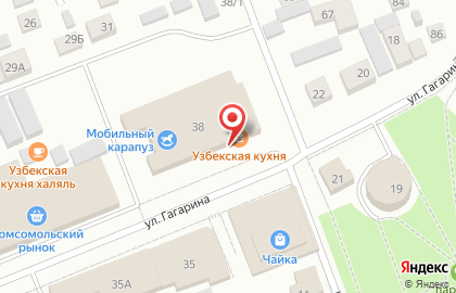 Магазин Camelion на улице Гагарина на карте