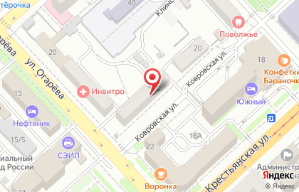 Юридическая компания Статский Советник на Ковровской улице на карте