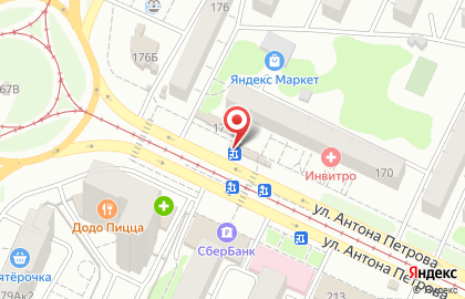 Микрокредитная компания MoneyDay на улице Антона Петрова на карте