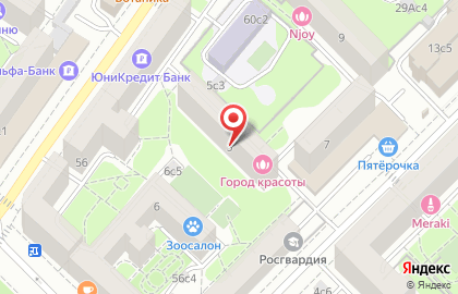 Сеть салонов красоты Город красоты на Васильевской улице, 5 на карте