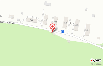 Продовольственный магазин на Советской улице на карте