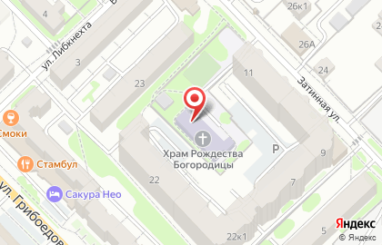 Православная гимназия во имя святителя Василия Рязанского на карте