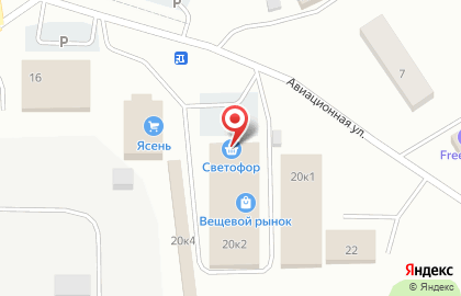 Торговый комплекс Рыночный на карте