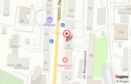 Торгово-производственная компания Стелла на проспекте Ленина на карте