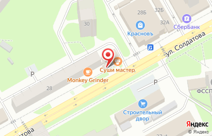 Магазин-пекарня Хлебница в Свердловском районе на карте