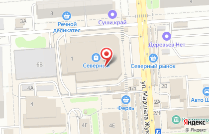 Салон продаж МТС на улице Маршала Жукова, 1 на карте