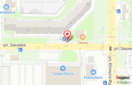 Флористический салон Букет Столицы на улице Закиева на карте