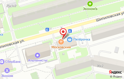 Ресторан Московский в Москве на карте