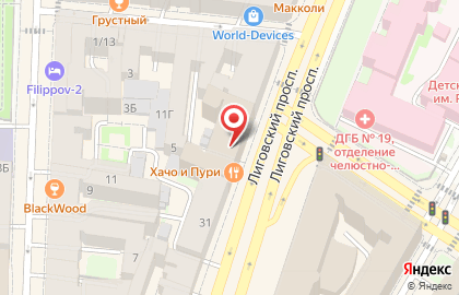 Кофейня British Bro Coffee на Лиговском проспекте на карте