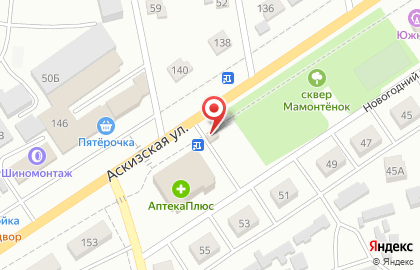 Магазин Абаканские полуфабрикаты на Аскизской улице на карте